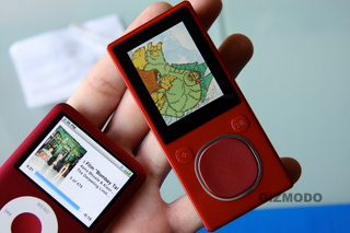 Illustration for article titled Flash Zune Hardware Gallery and Test: Tight Jeans, Sizemodo, and Zunepad